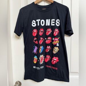 Rolling Stones “No Filter” 2019 Unisex Concert Tour T Shirt. Size M